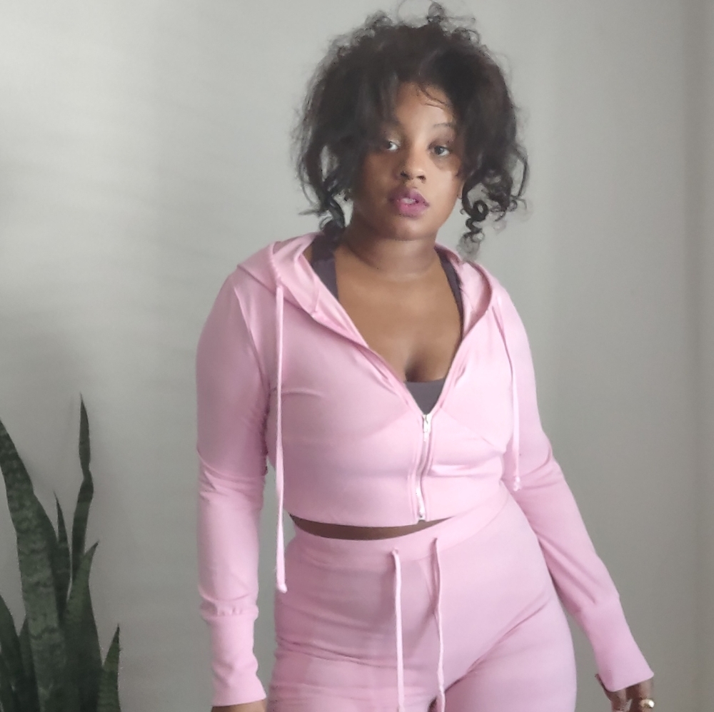 Pink Sweat Suit